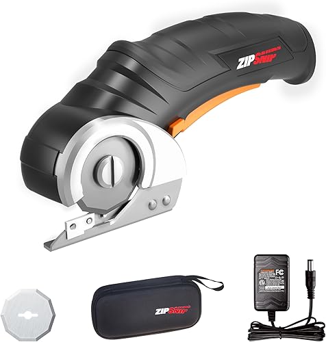 Worx Zipsnip - Tijeras eléctricas inalámbricas, cortador de caja de cartón recargable, tijeras de tela potentes de 4 V con 2 cuchillas de seguridad