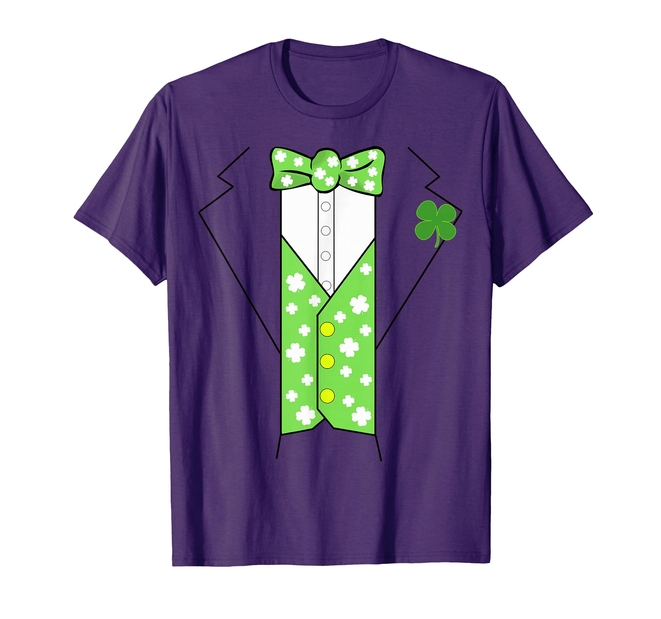Leprechaun Costume Irish Tuxedo Funny Kids St Patricks Day T-Shirt