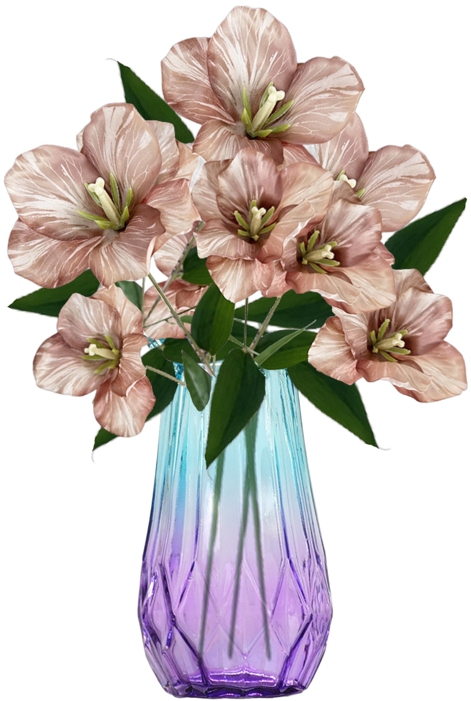 astylishome Artificial Plant Tulips Fake Flowers - 3Pcs Fake Flower for DIY Wedding Bouquet Party Table Centerpieces 4930