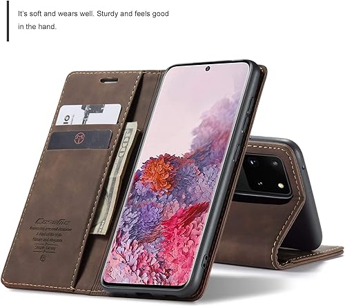 Miniatura 8 de SINIANL Funda de piel para Galaxy S22+ 5G, funda plegable con función atril magnético, ranuras para tarjetas, funda protectora para Galaxy S22+ 5G