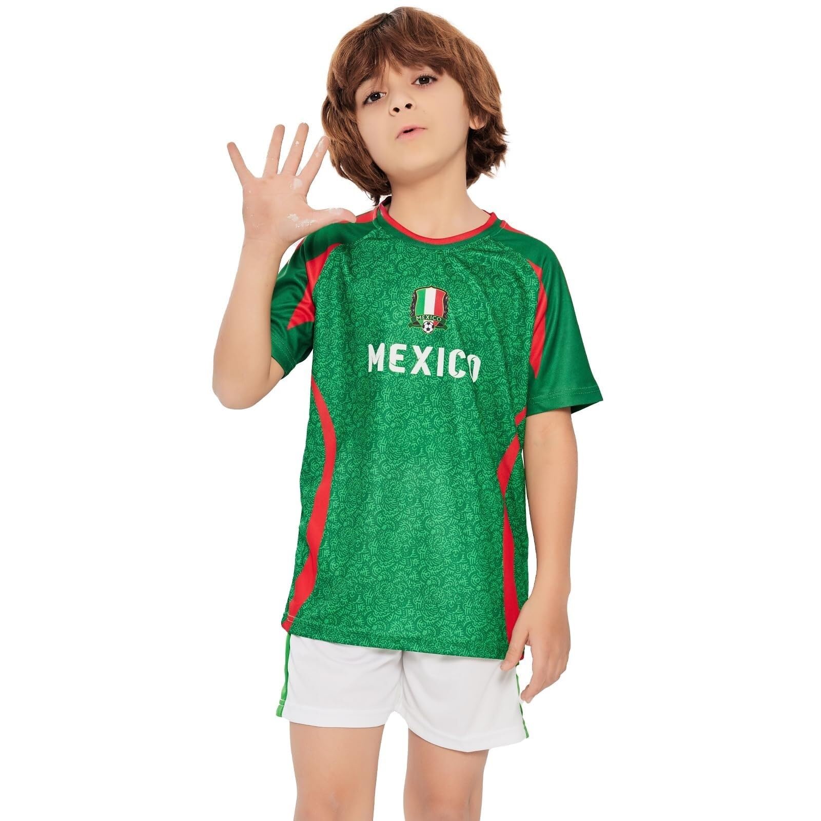 Kinder Fußball Trikot Set Mexico | Inklusive Shorts Für Jungen & Mädchen