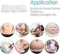 Vista 8 de Almohada para cinturón de seguridad de ostomía, protector de conducción de ostomía, protector de ileostomía de urostomía, no aprieta, suministros