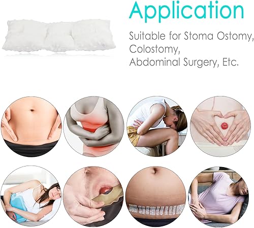 Miniatura 7 de Ostomía - Almohada para cinturón de seguridad, protector de estomía, funda para bolsa de ostomía, almohada para conducir, ileostomía, soporte de