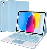 Vista 9 de LAMA Funda magnética con teclado para iPad (A16) de 11ª generación 2025/10ª generación 2022, con teclado para iPad de 11 pulgadas (A16) y 10.9
