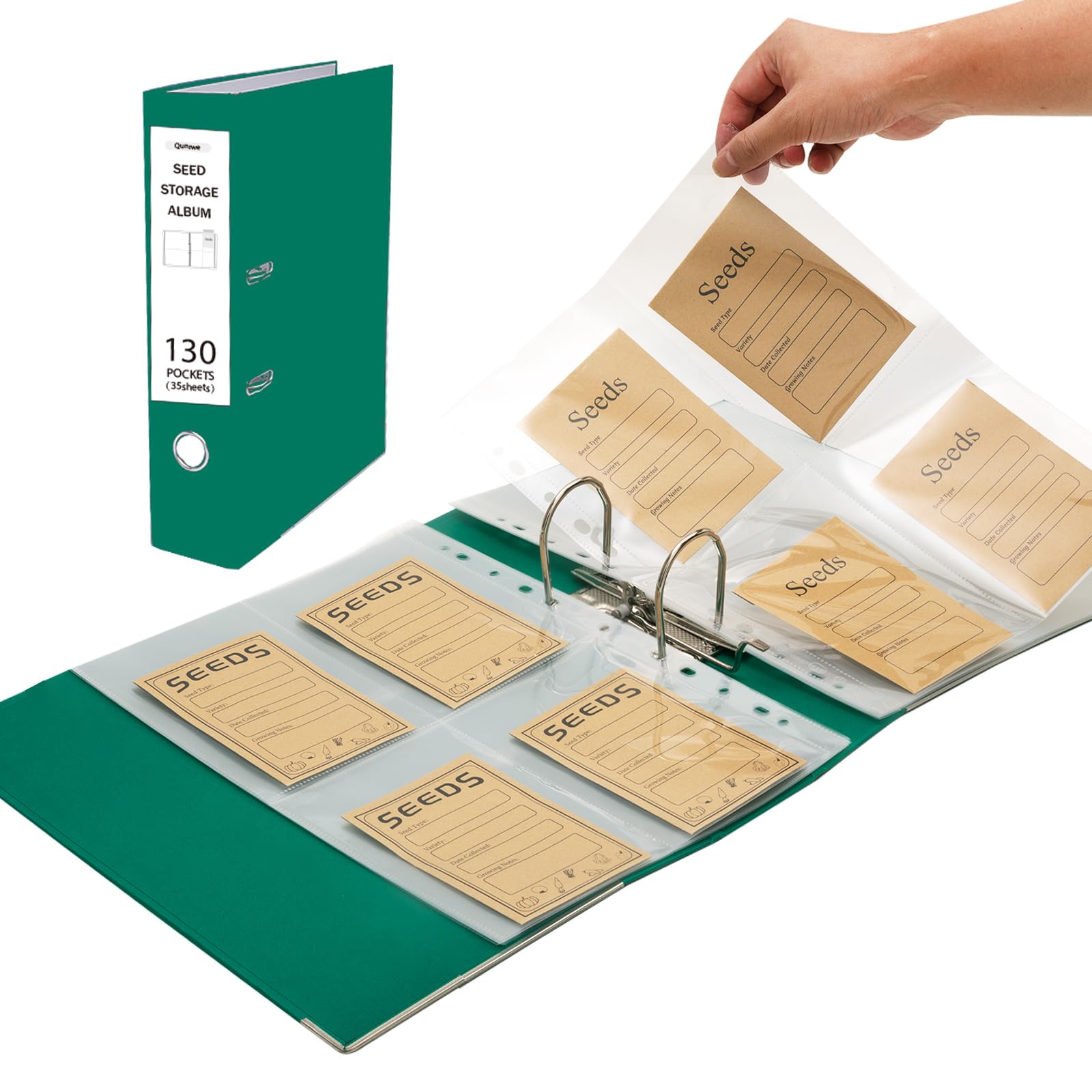 Binder Storage Containers Snapklik.com : Qunrwe Seed Storage Container, 260 Seed Storage ...