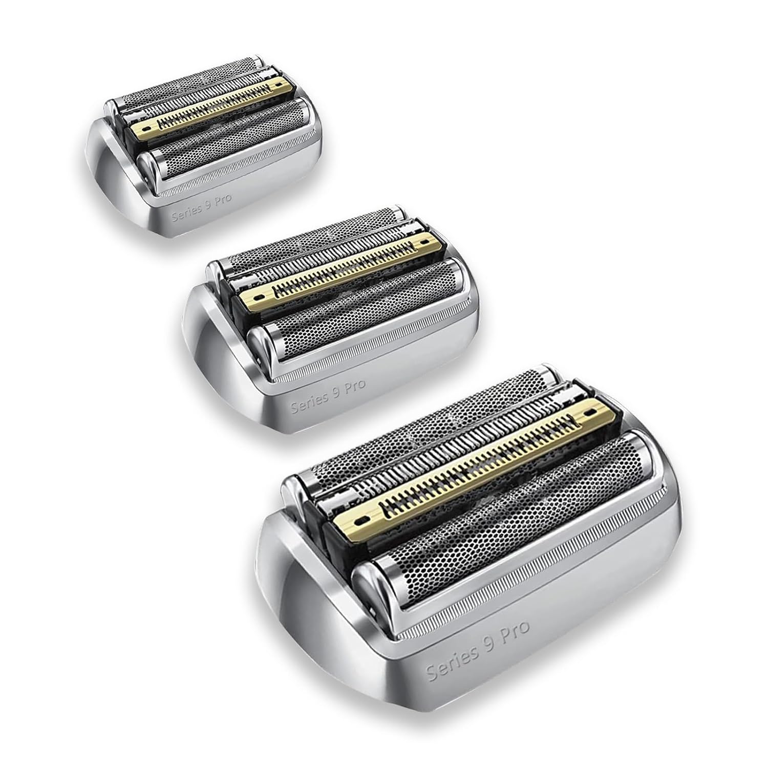 94M Series 9 Shaver Replacement Head Compatible with Braun Series 9 Electric Razors 9291cc, 9370cc, 9293s, 9385cc, 9390cc, 9330s, 9296cc (3 pcs)