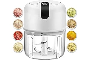 250ML One-Touch Electric Garlic Mincer, Effortlessly Chop Garlic and More