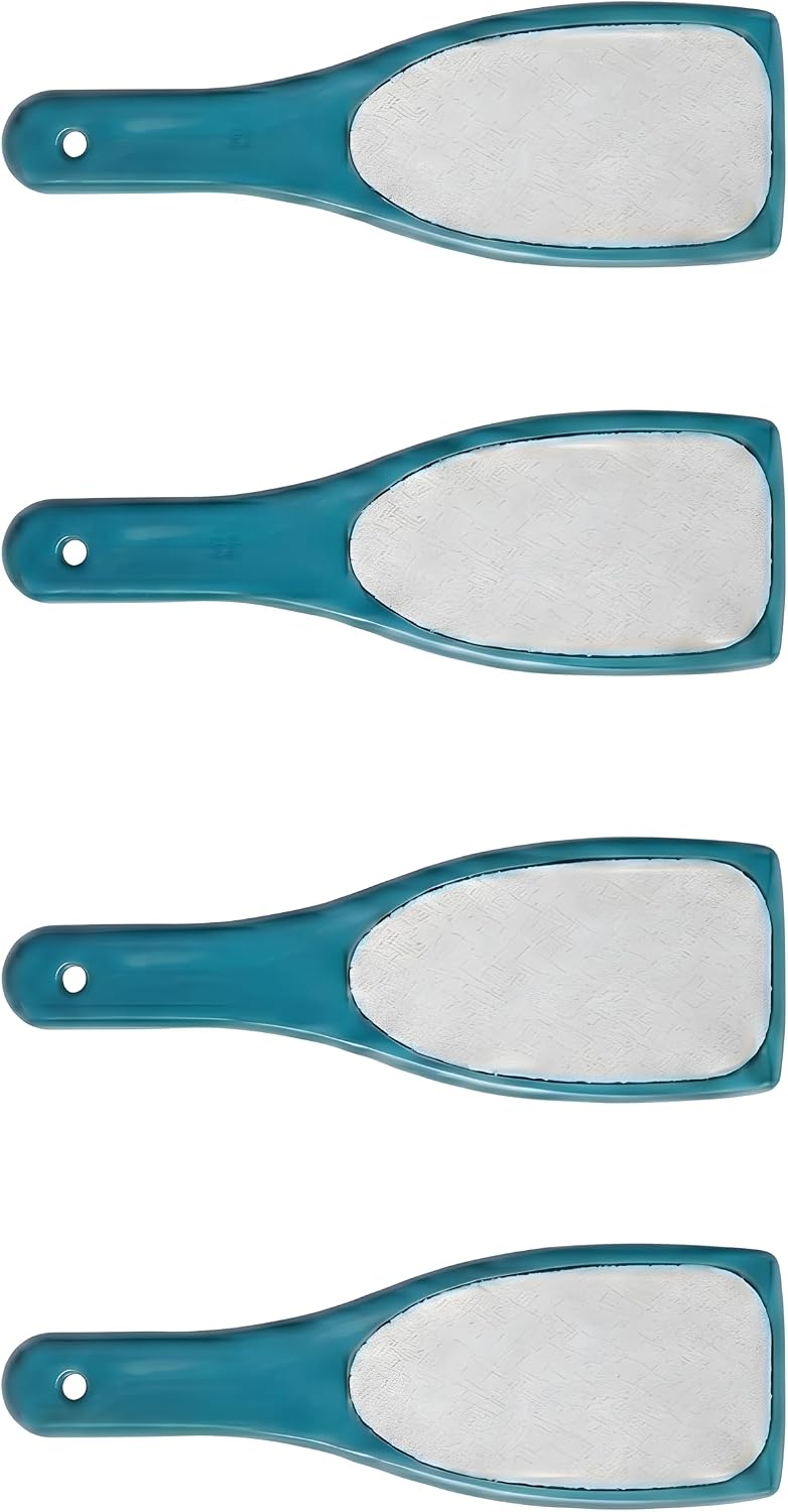 Pedicure Foot File Callus Remover Pack of 4 Professional Dead Skin Scrubber for Feet Heel Rasp Exfoliating Foot Care Tool