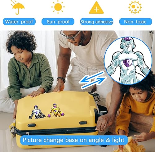 Miniatura 5 de Calcomanías de anime 3D para automóvil, impermeables, calcomanías de manga japonesa, para automóvil, computadora, laptop, patineta, decoración de