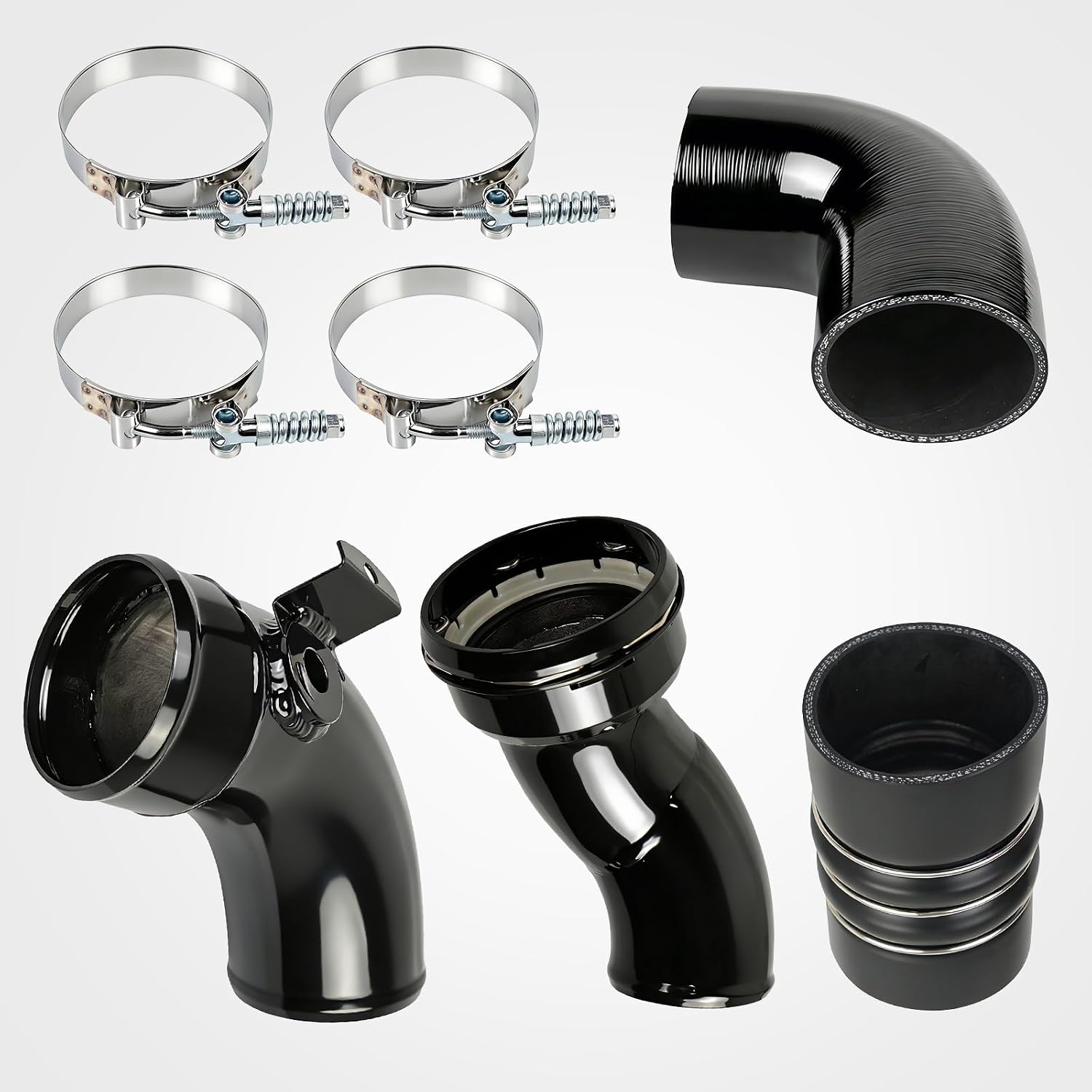667-300 Cold Side Intercooler Pipe Kit Compatible with Ford F-Series F250 F350 F450 F550 Super Duty 6.7L V8 Diesel 2011-2016