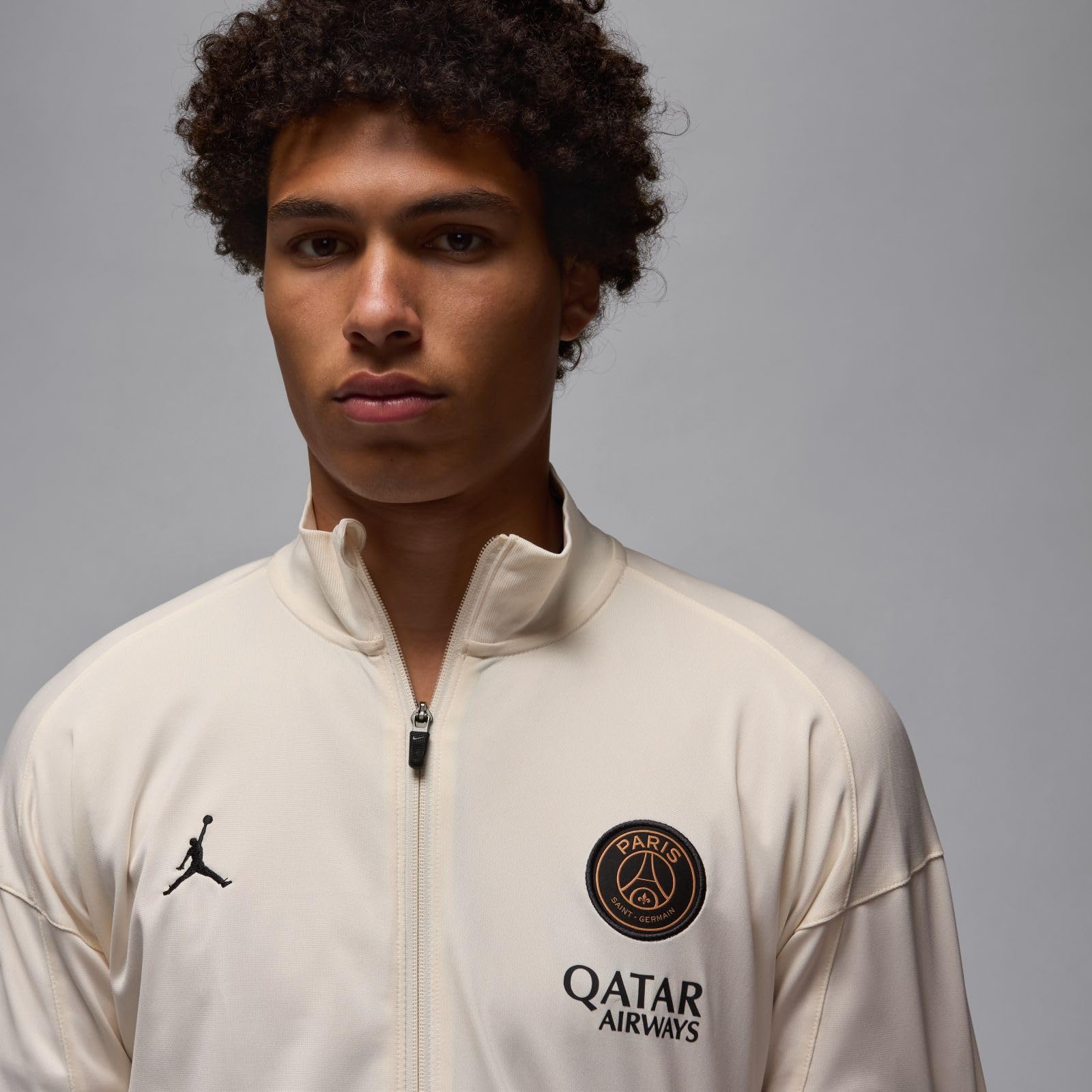 Paris Saint-Germain Strike Third Jordan Dri-Fit FQ2474-111, dres treningowy, z dzianiny (męski), Pale Ivory/Rust Pink/Black, FQ2474-111, S