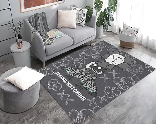Hypebeast - Alfombra moderna de arte abstracto pop con graffiti, decoración artística para sala de estar, dormitorio, sala de juegos, disponible en Yaxa Peru