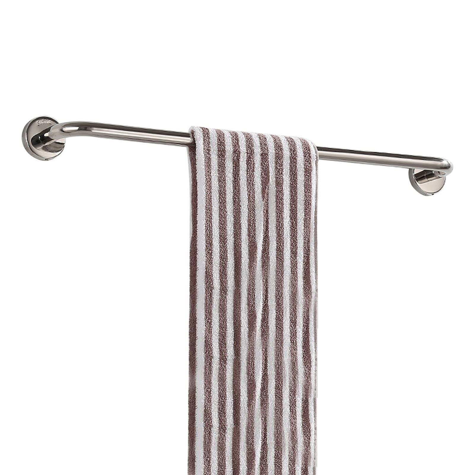 Porte-serviette mural 80 cm pour éliminer l'humidité des draps de bain