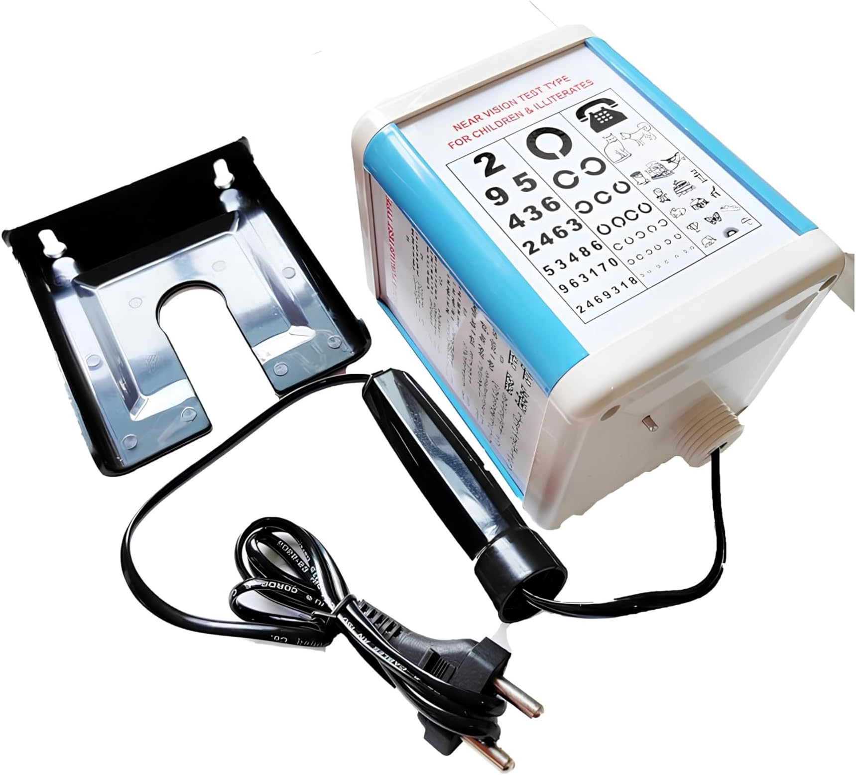 - LED Near Vision Drum|Distance Folding Vision Eye Testing Drum In Blue| Eye Testing Near Vision Drum|Eye Testing Chart