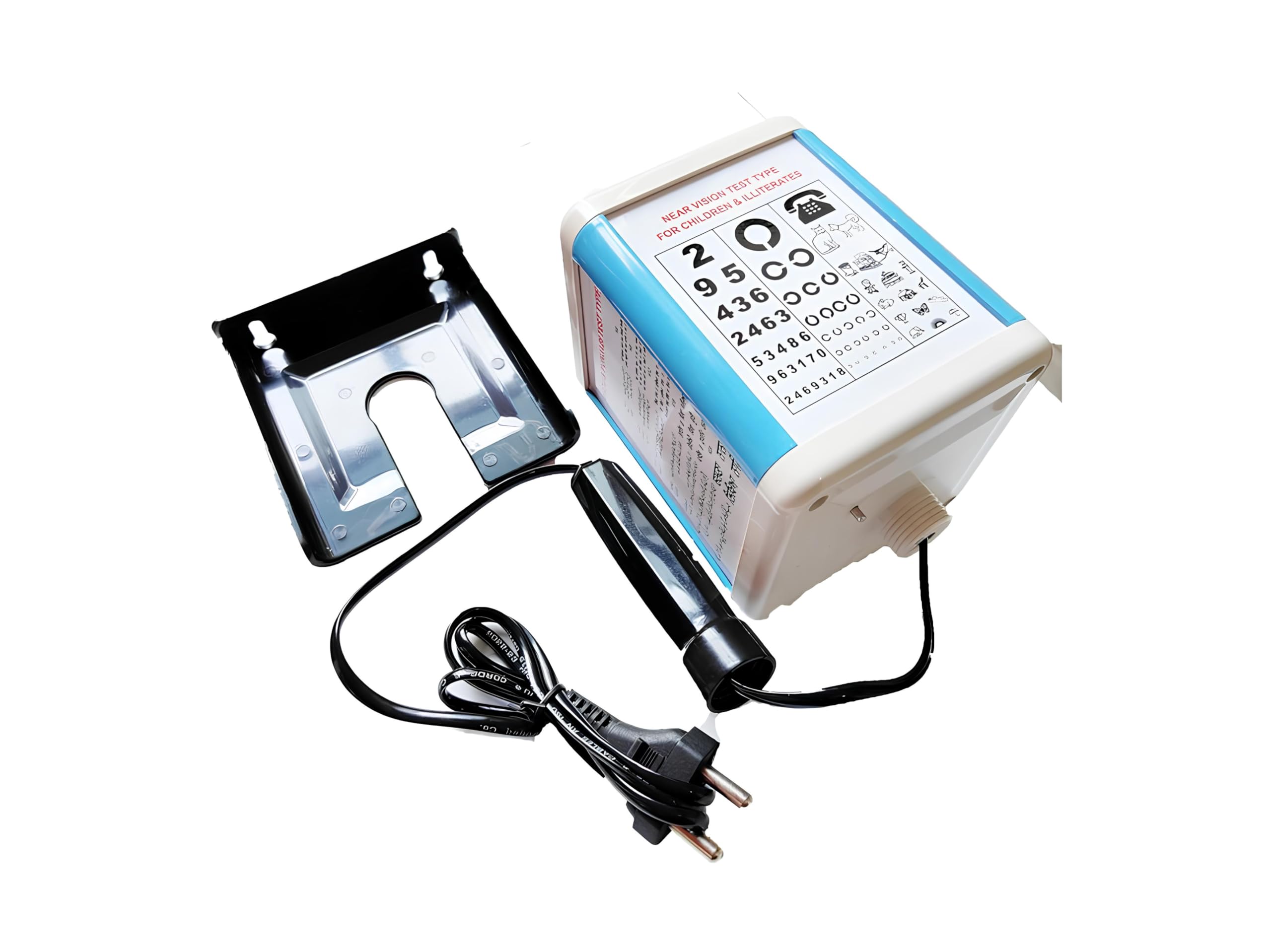 LED Near Vision Drum|Distance Folding Vision Eye Testing Drum In Blue| Eye Testing Near Vision Drum|Eye Testing Chart