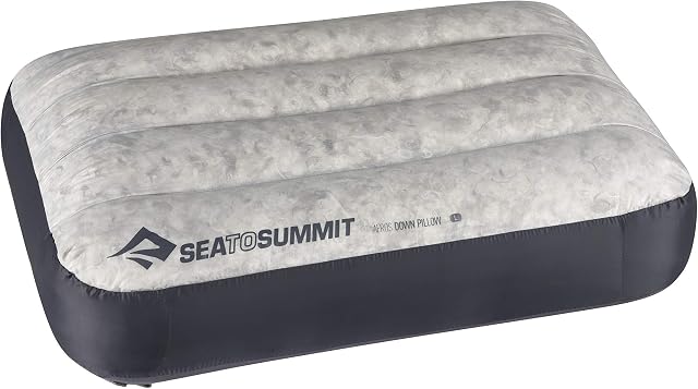 SEATO SUMMIT Almohada Aeros Down Pillow L Grey Colour: Grey
