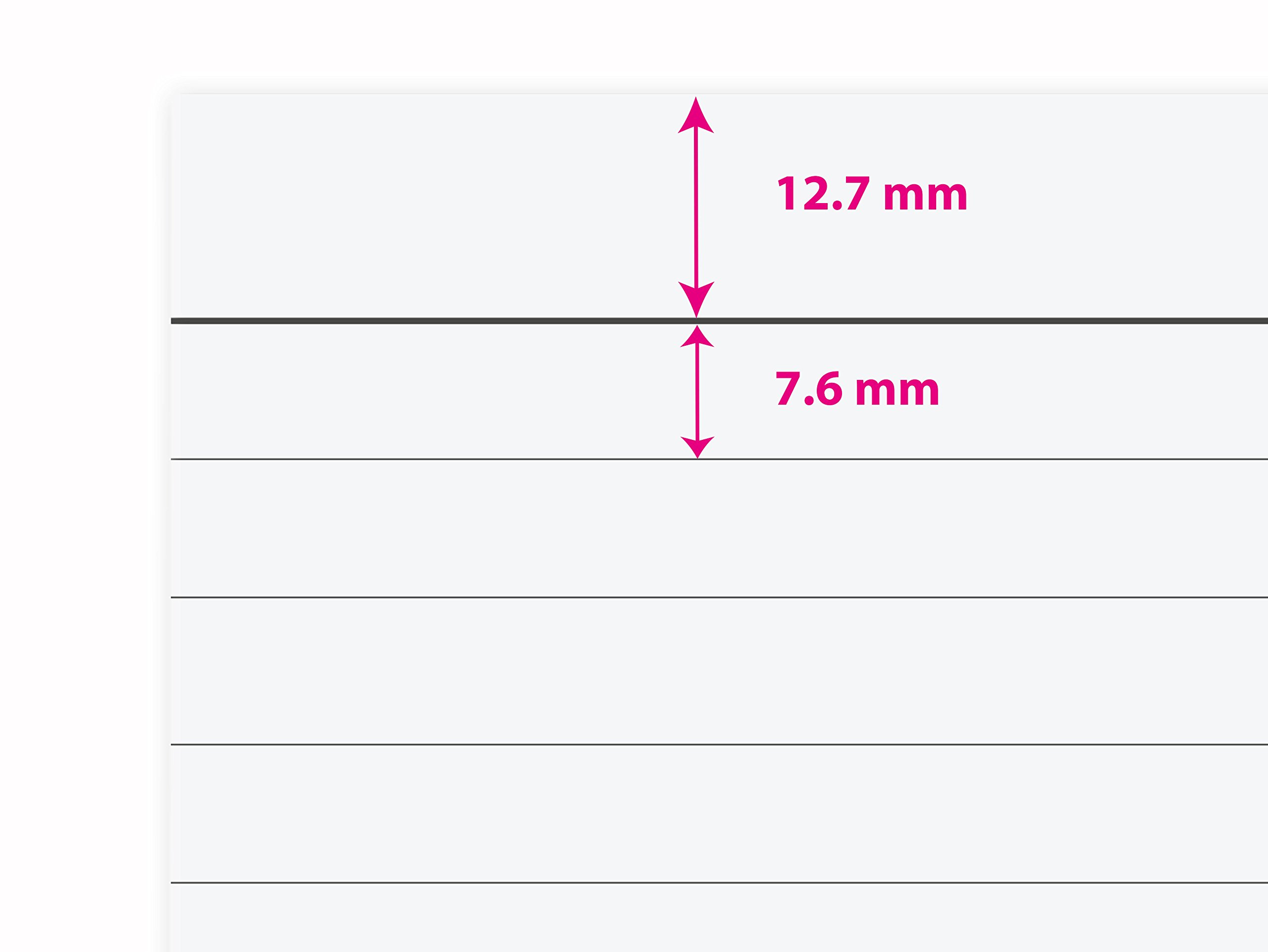 Record Cards White Ruled Index Cards 6 Lined Argin Revision Cards 8