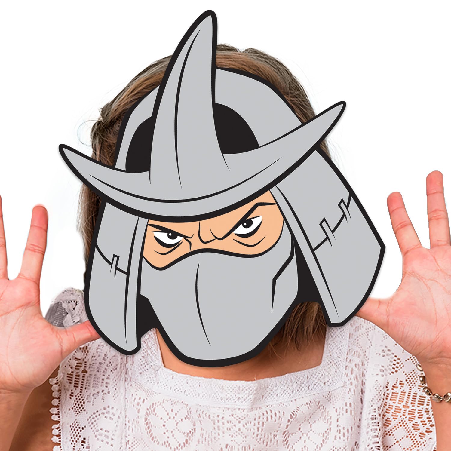 Star Cutouts SM502 TMNT Shredder Cardboard Face Mask – Costume Fancy Dress