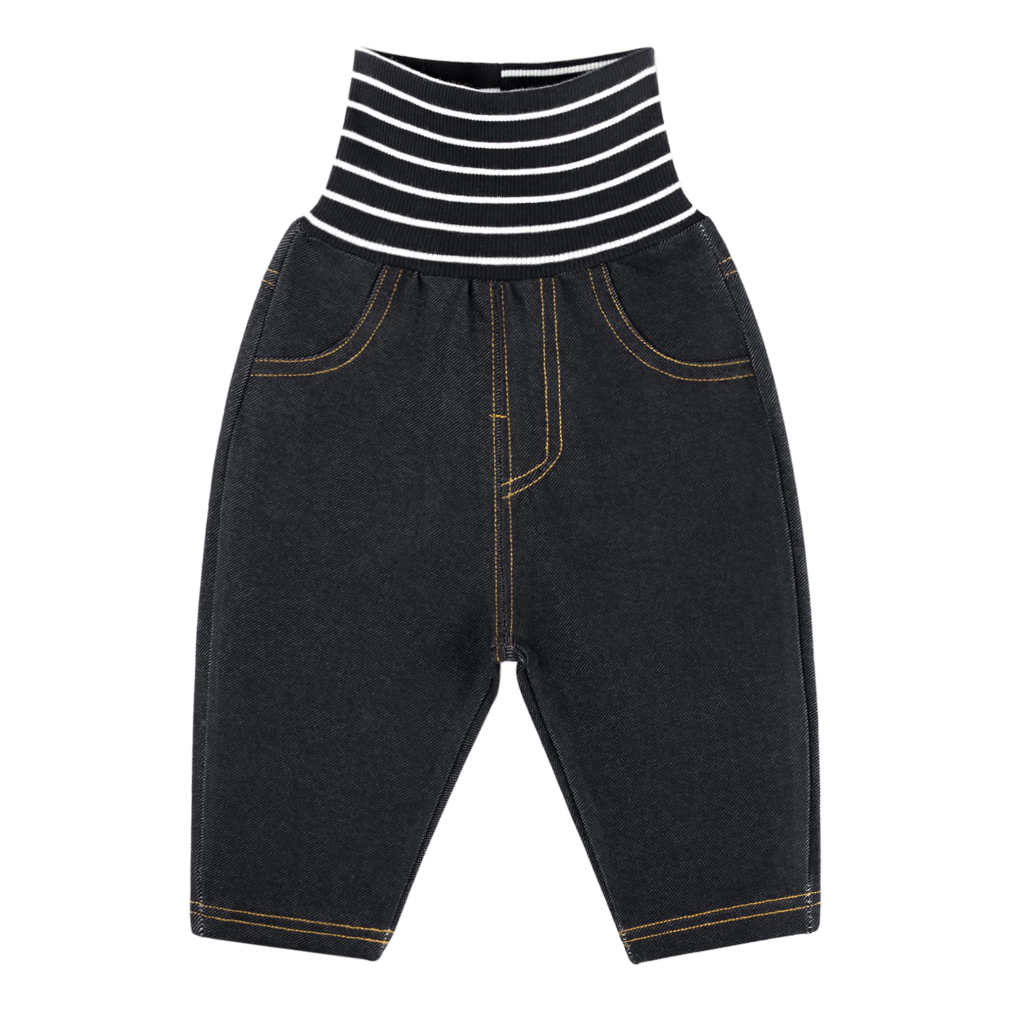 Jeans bébé décontracté qui ne serre pas la taille pour automne - 8