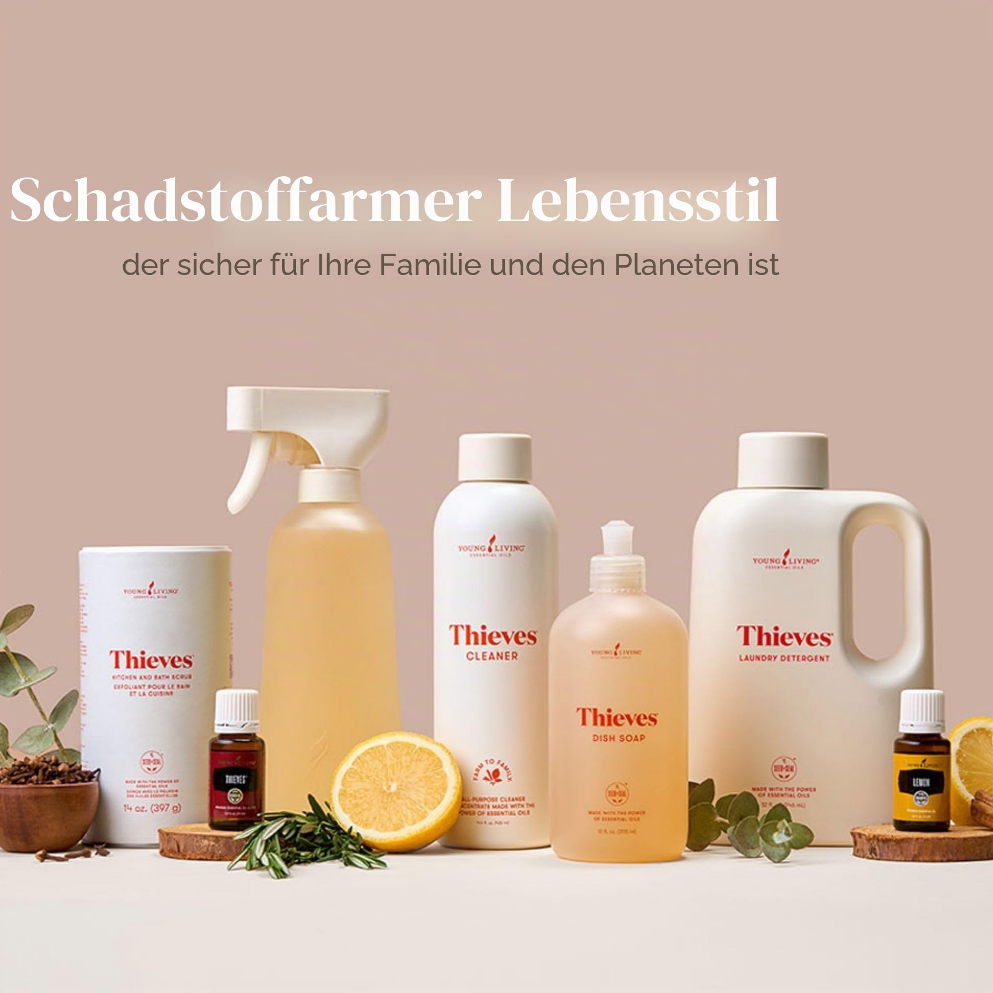 Young Living Thieves Haushaltsreiniger 14.4 fl.oz.(Premium pack) grau