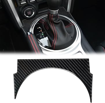 SUNJIKA Real Carbon Fiber Gear Shift Panel for Subaru BRZ 2016-2020 | for Scion FR-S Toyota 86,Scratch Proof,Self-adhesive