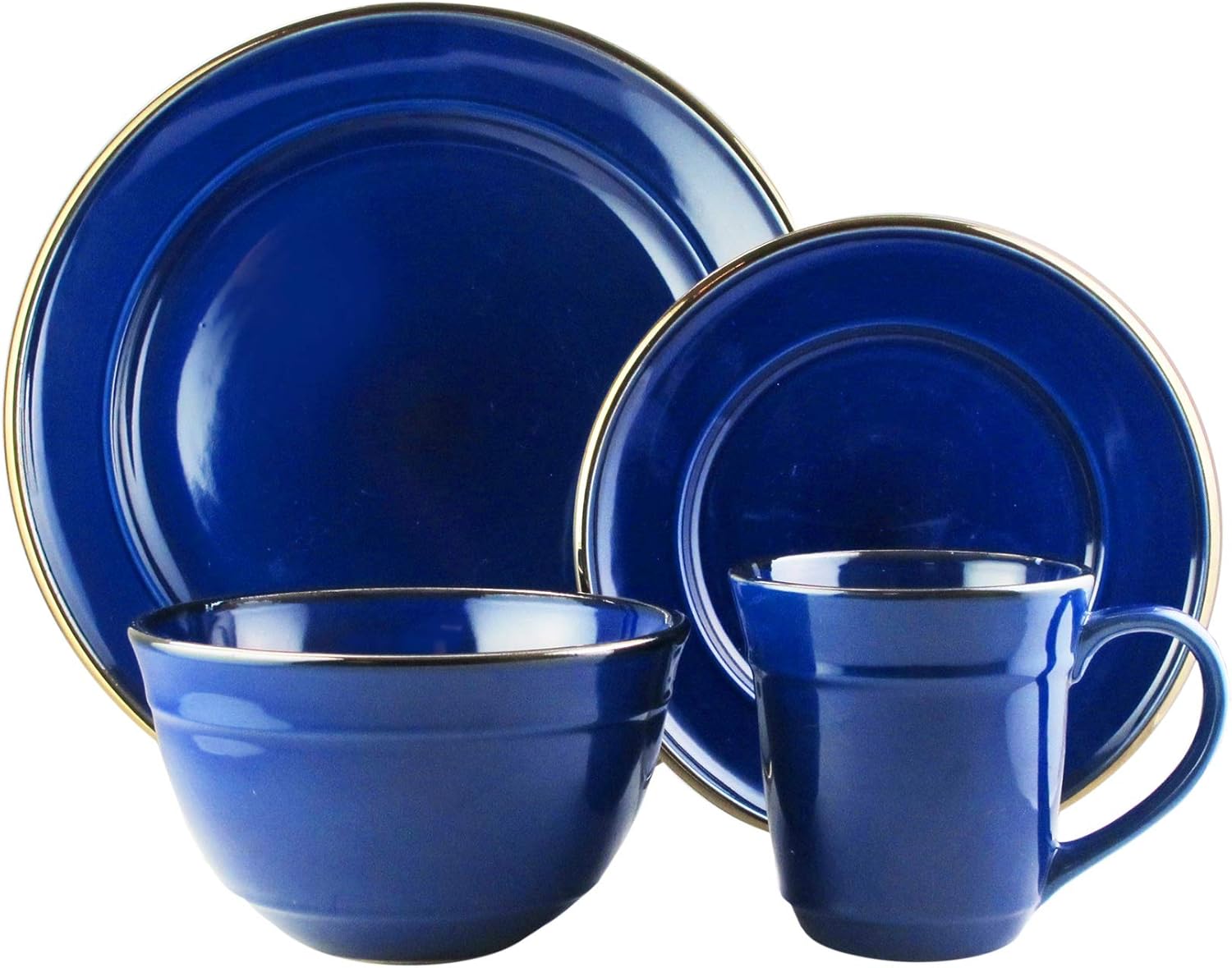 American Atelier Lucienne 16 Piece Round Dinnerware Set
