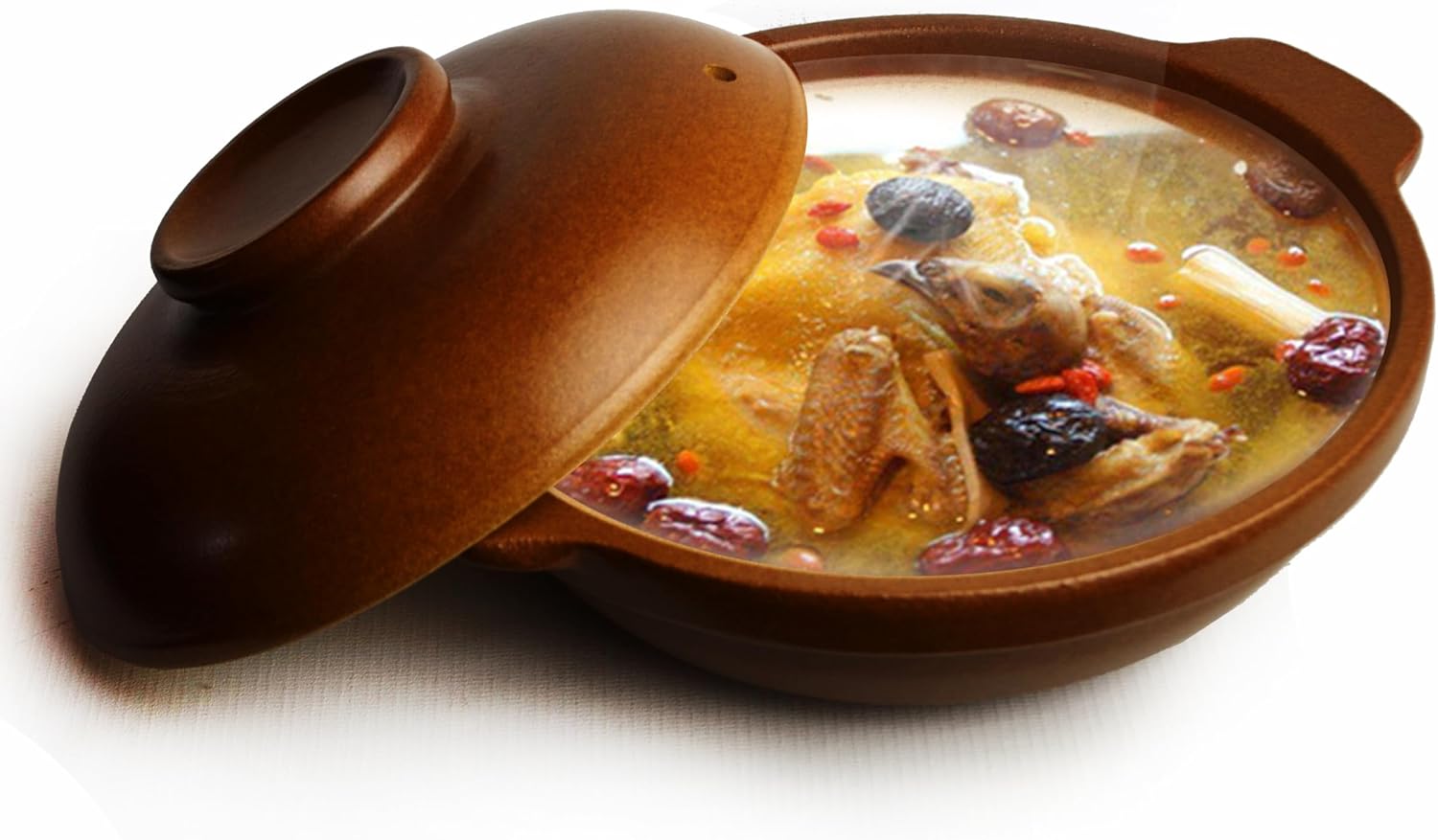 40oz Red Clay Casserole Dish for Dolsot Bibimbap & Baking 40oz Red Clay Casserole Dish for Dolsot Bibimbap & Baking