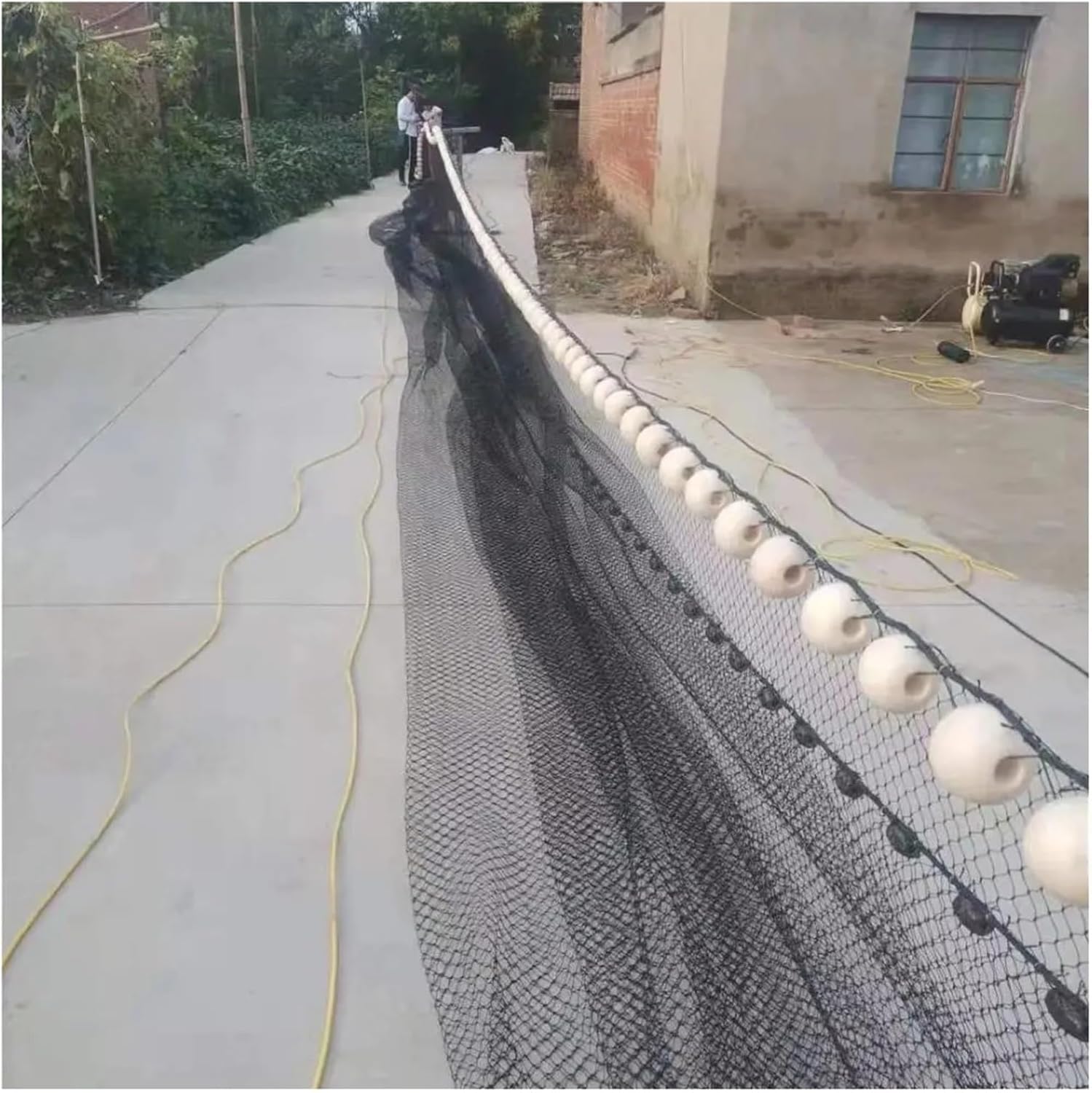 Nylon Anti Bird Netting Heavy Black Nylon Netting Fruit Trees Anti-Bird Fishing Garden Fence Balcony Stairs Safety Anti-Fall Net(Black 3.0Mx10M,Grid2x2CM)