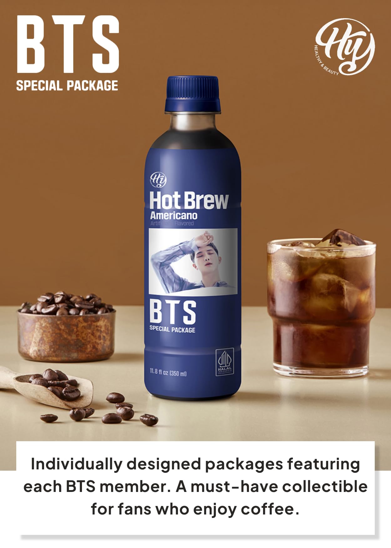 Amazon.com : Korean Food HY Hot Brew Coffee Americano, Ready-to