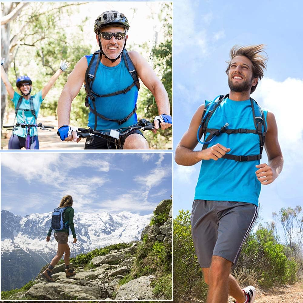 EMDMAK Hydration Pack Backpack with 2L Water Bladder for Outdoor Hiking Running Cycling Camping Climbing : Sports & Outdoors