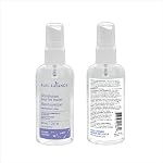 Bleu Lavande - Vaporisateur antibactérien naturel pour sanitisant les mains – 62% Alcool - Infusés avec 100% Huile essentielle de lavande pure - Pas de fragrances artificielles - Taille des voyages - Fabriqué au Canada - 60ml - 4-Pack