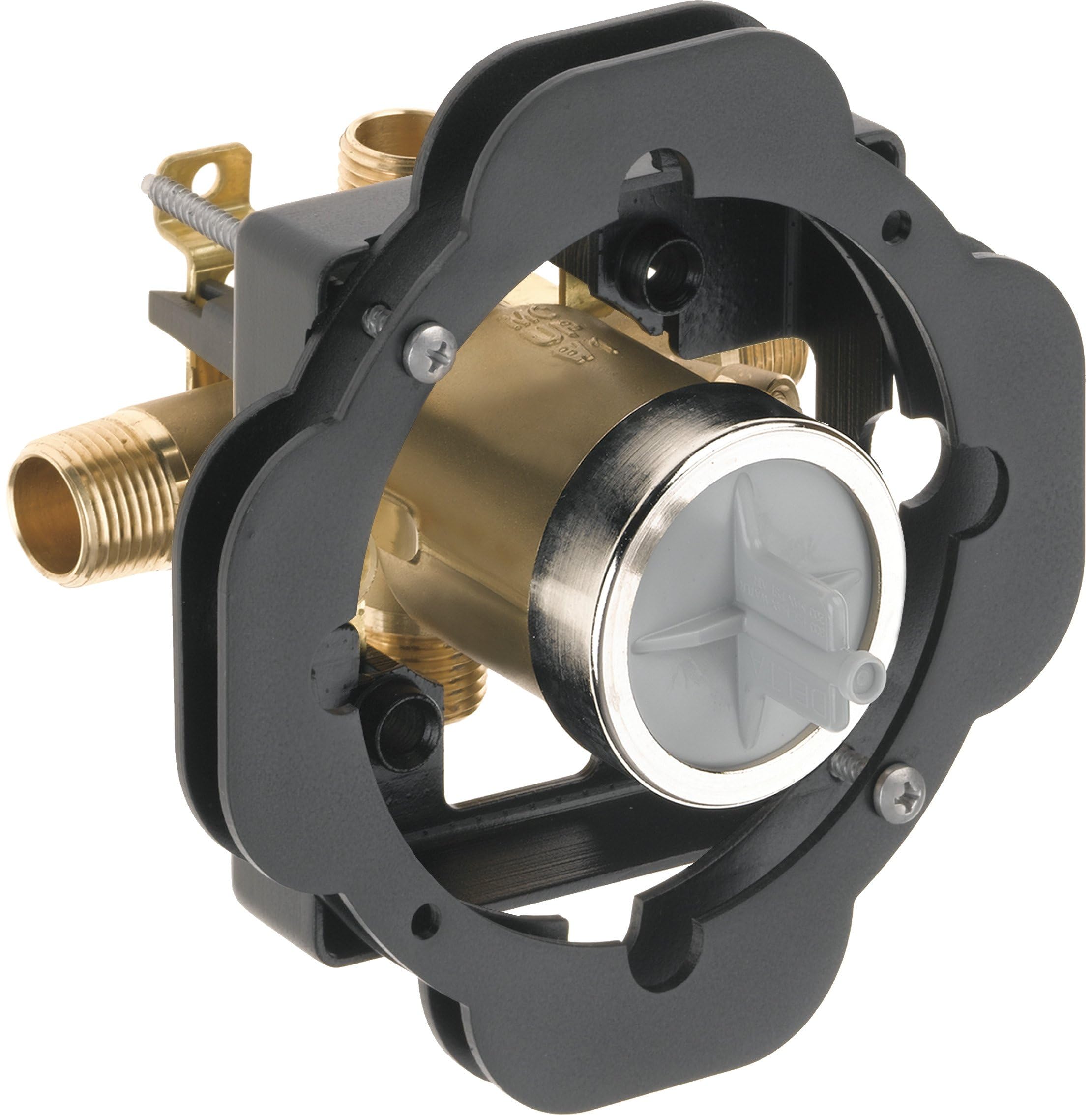 Delta Faucet R10000-UNWS MultiChoice Universal Tub and Shower Valve Body for Tub Faucet Trim Kits (with Screwdriver Stops and Thin Wall Mounting Kit)