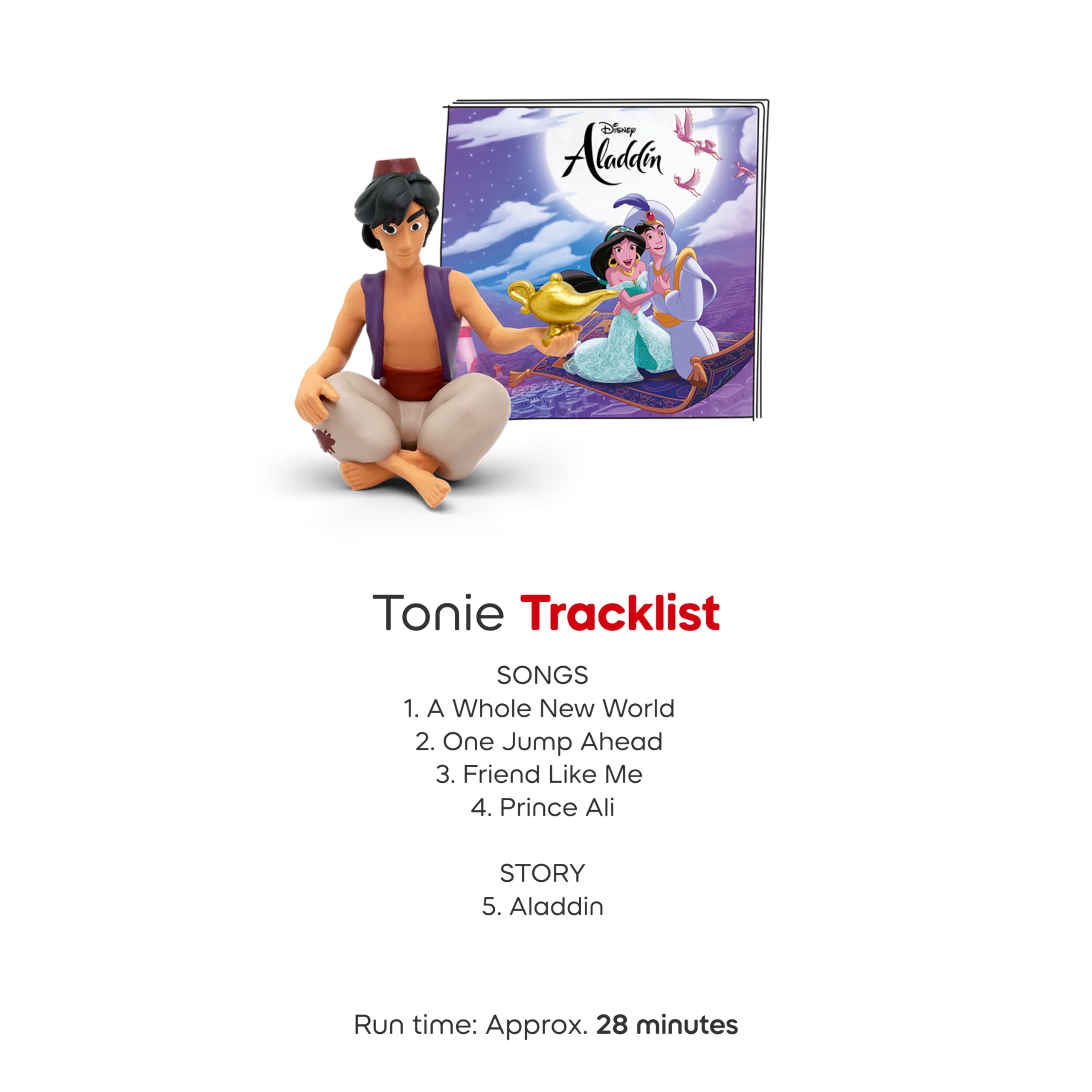 Amazon.com: Tonies Aladdin Audio Toy Figurine from Disney : Toys
