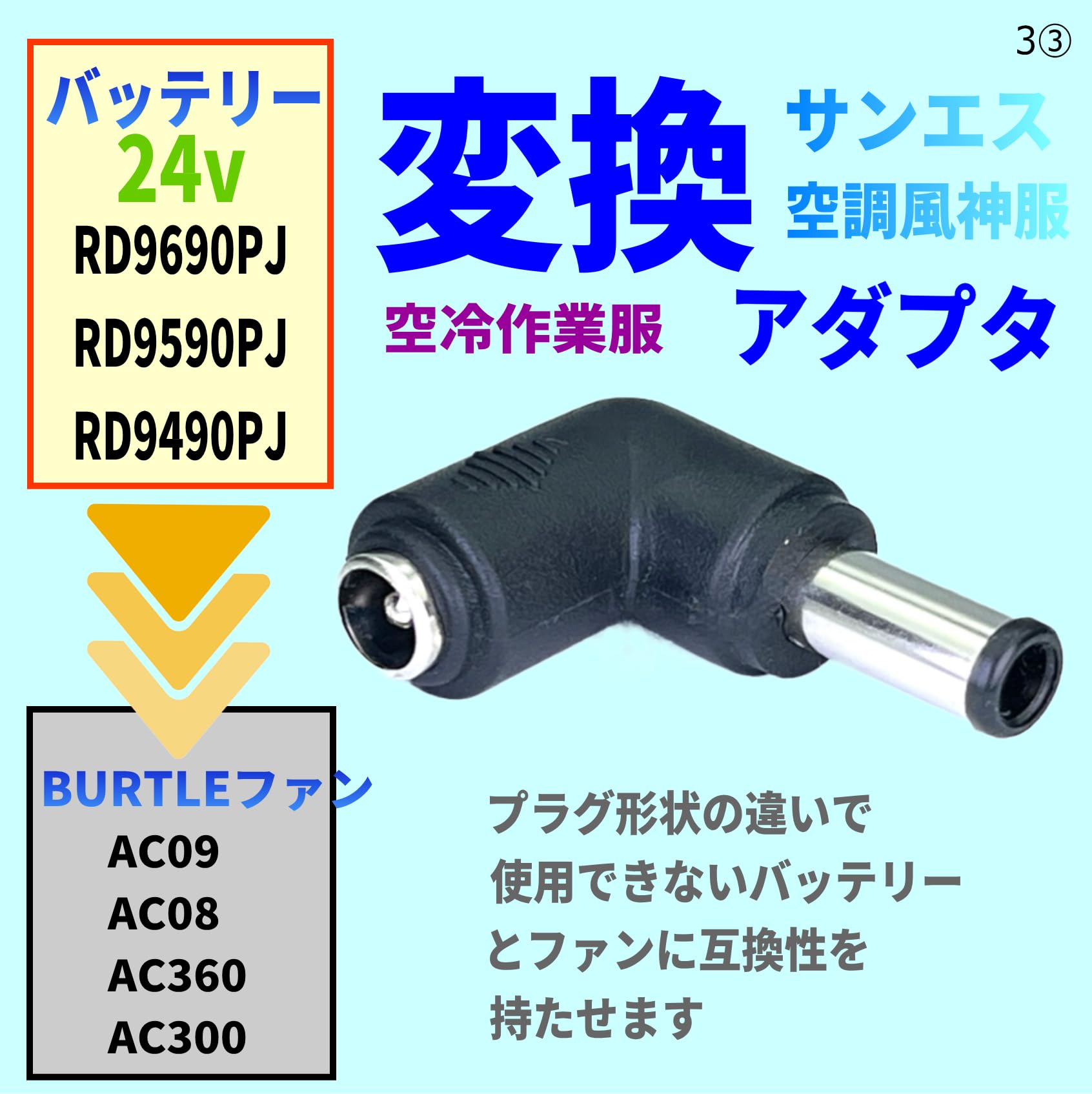 空調服　サンエス　バートル　エアークラフト24V Amazon.co.jp: 【サンエスバッテリー専用】空調風神服 24Vバッテリー用