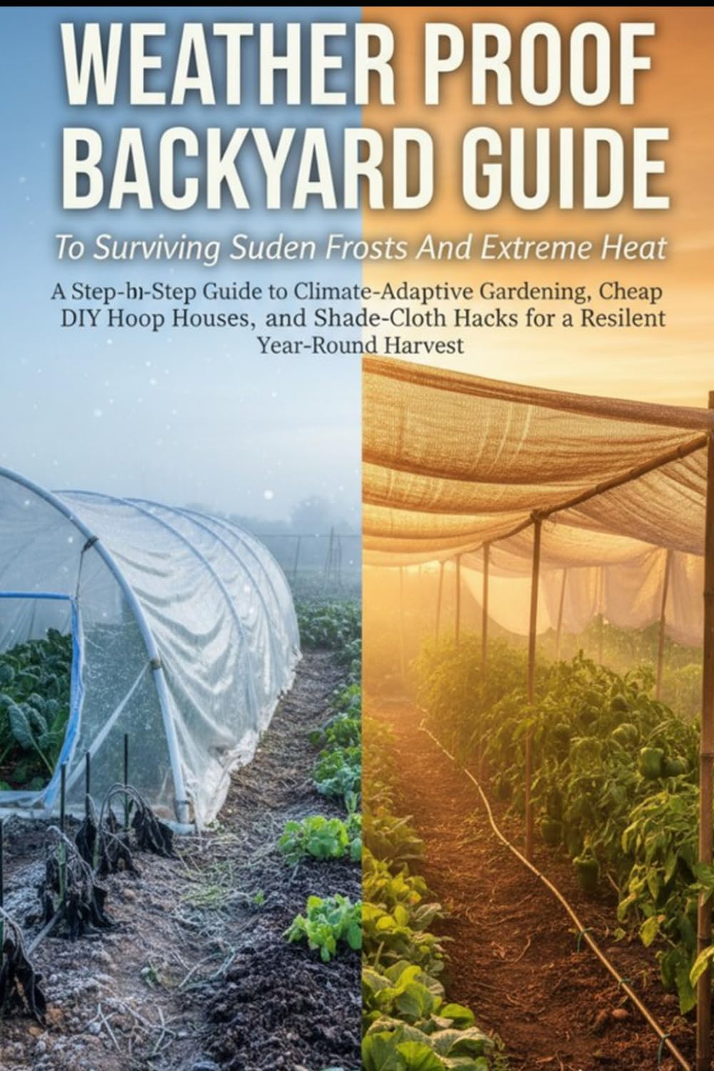 Backyard Guide To Surviving Sudden Frosts And Extreme Heat: A Step-by- Step Guide to Climate- Adaptive Gardening, Cheap DIY Hoop Houses, and Shade-Cloth Hacks for a Resilient Year-Round Harvest