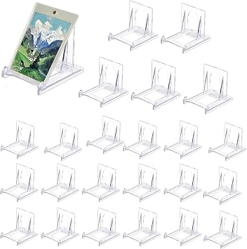 Adjustable Acrylic Plate Stand - Picture Frame Display Holder, Decorative Easel for Home Office, Festival Party