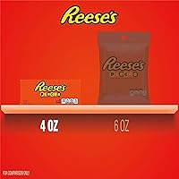 Vista 4 de REESE'S PIECES Mantequilla de maní en un caramelo crujiente, sin gluten, caja de 4 onzas