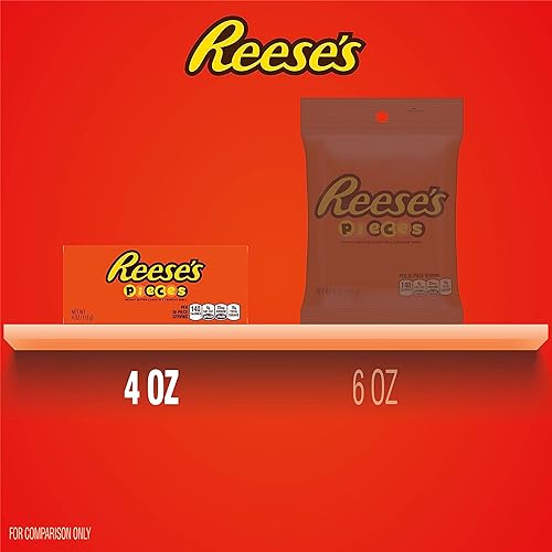 Vista 4 de Dulces de mantequilla de cacahuete Reese's Pieces.