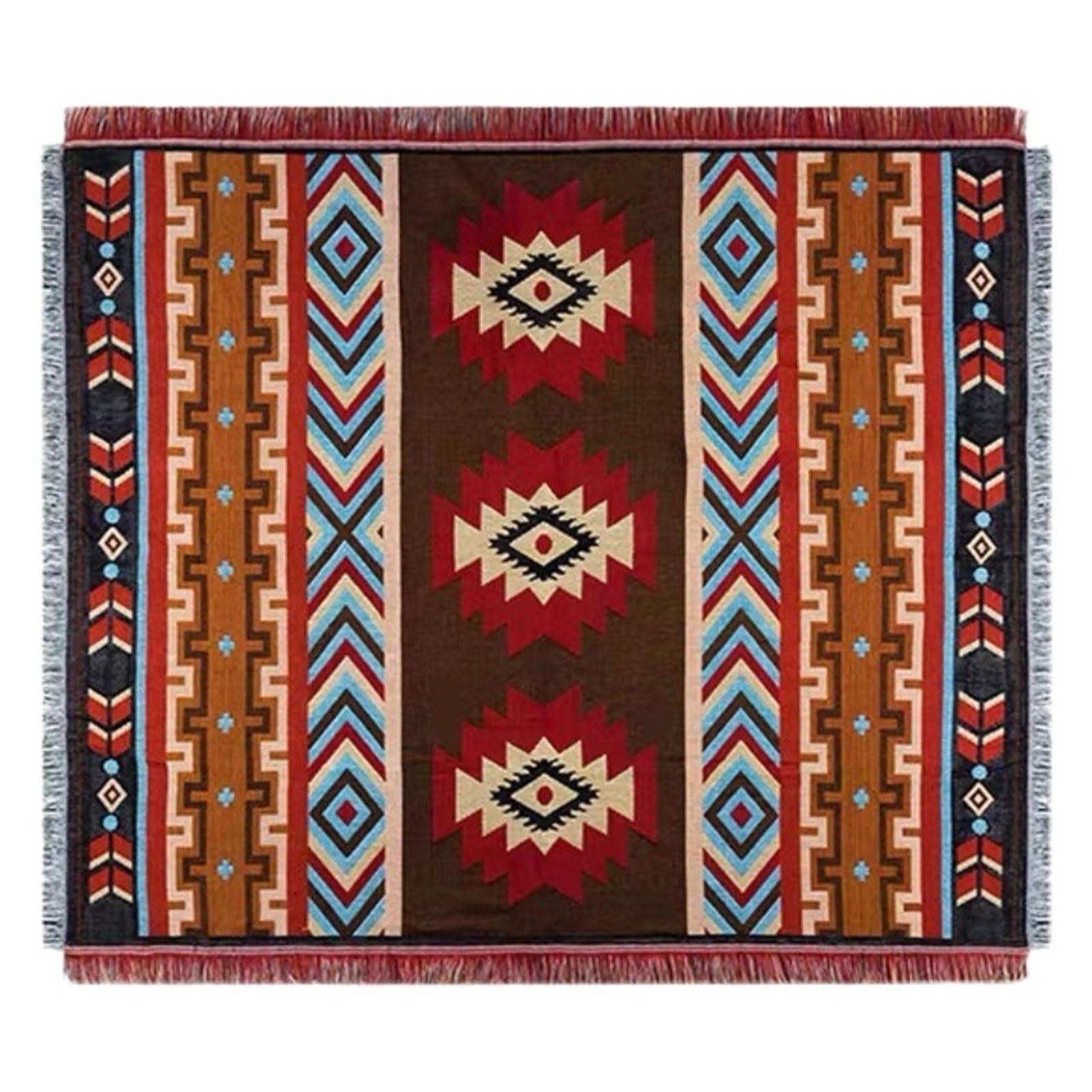 Kalttoy Picnics Blanket Foldable Outdoor Beach Carpet Picnics Mat with Tassels Rugs Campings Equipment for Hiking Travel Campings Mat