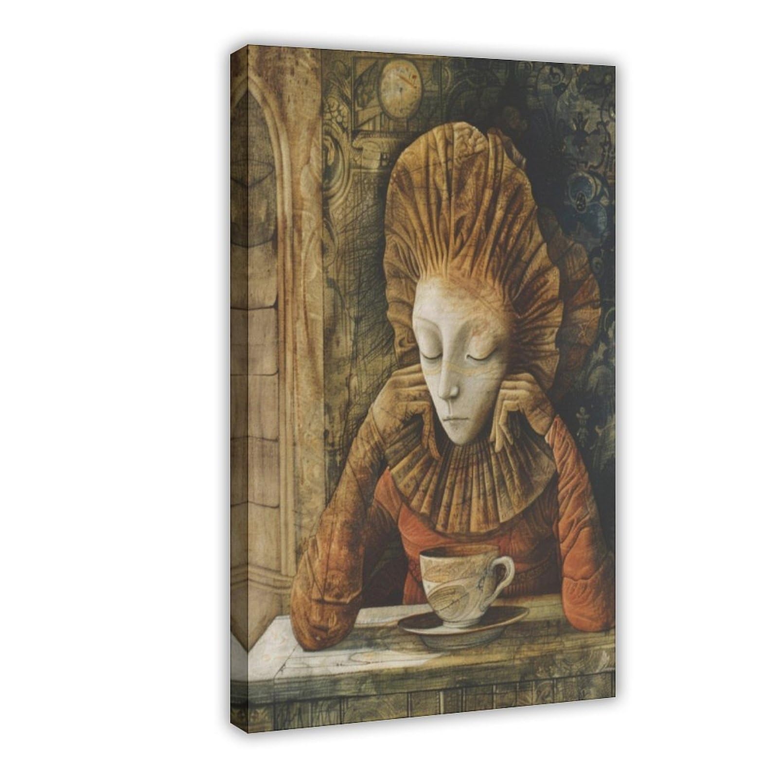Leinwandposter Esoterische Beleuchtung, Wandkunstdruck, Bild, Gemälde, 50 x 75 cm