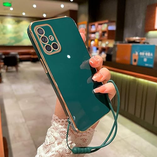 Miniatura 6 de KuDiNi Funda para Samsung Galaxy A51 5G para mujeres y niñas, galvanoplastia, de lujo, estética, moderna, bonita, completa, protección de TPU suave,