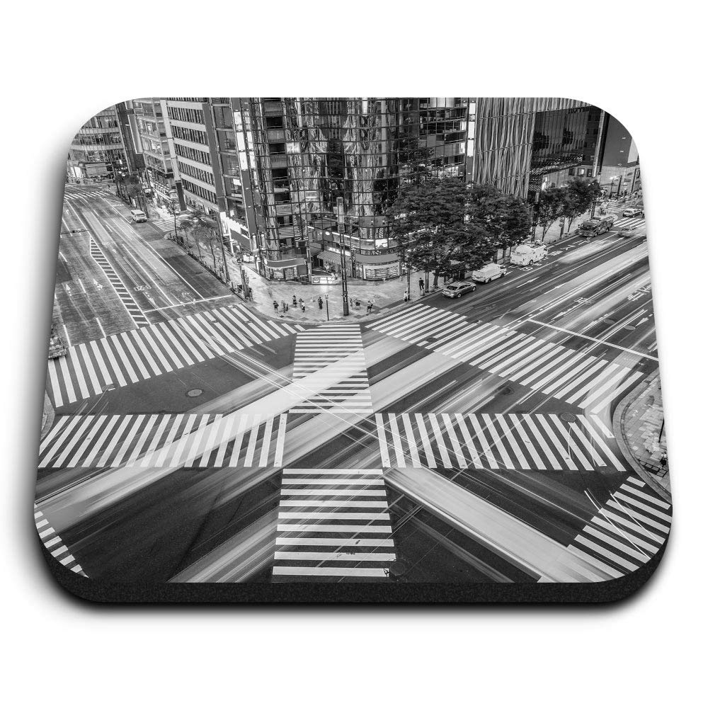 1 x Square MDF Fridge Magnet - Tokyo City Japan Japanese 38165