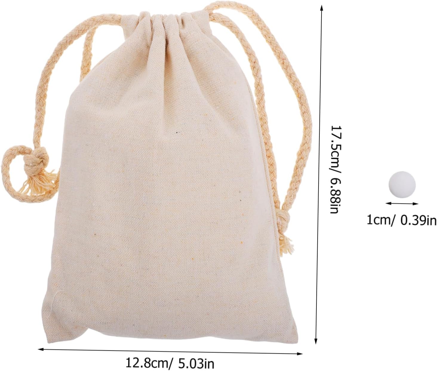 Homoyoyo 500g Natural Stoneware Storage Bag Baking Beads Weights Reusable Beads Baking Accessories