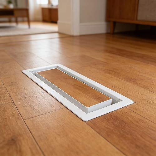 3x10 Floor Registers, Floor Vents Heavy Duty Steel Floor Registers Walkable Floor Vent Covers Unadjustable Vent Register for Floor Home Office