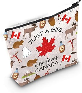 Gzrlyf Bolsa de maquillaje de Canadá Just a G...