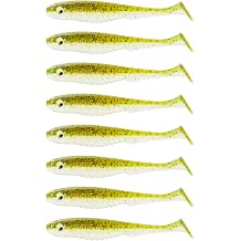 6th Sense Party Minnow Bass Fishing Soft Plastic Swimbait for Drop Shot and Jighead Rigs