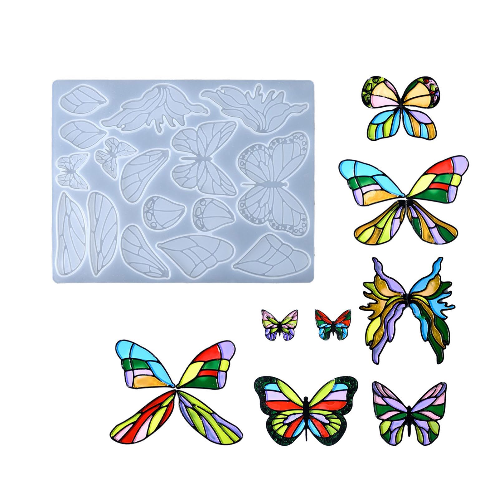 Moule en Silicone Butterfly Wing pour Boucles d'oreilles et Broches Artisanat