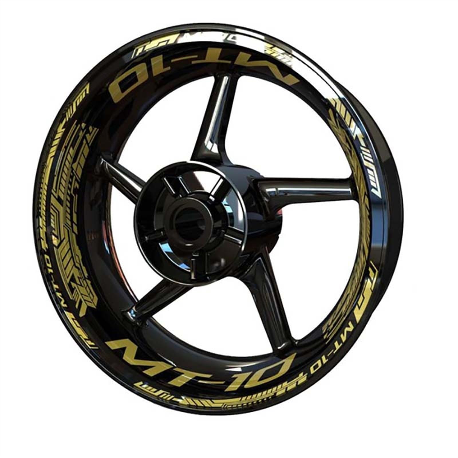 Motorcycle Wheel Stickers for Yamaha Mt10 Mt 10 Sp Motorbike