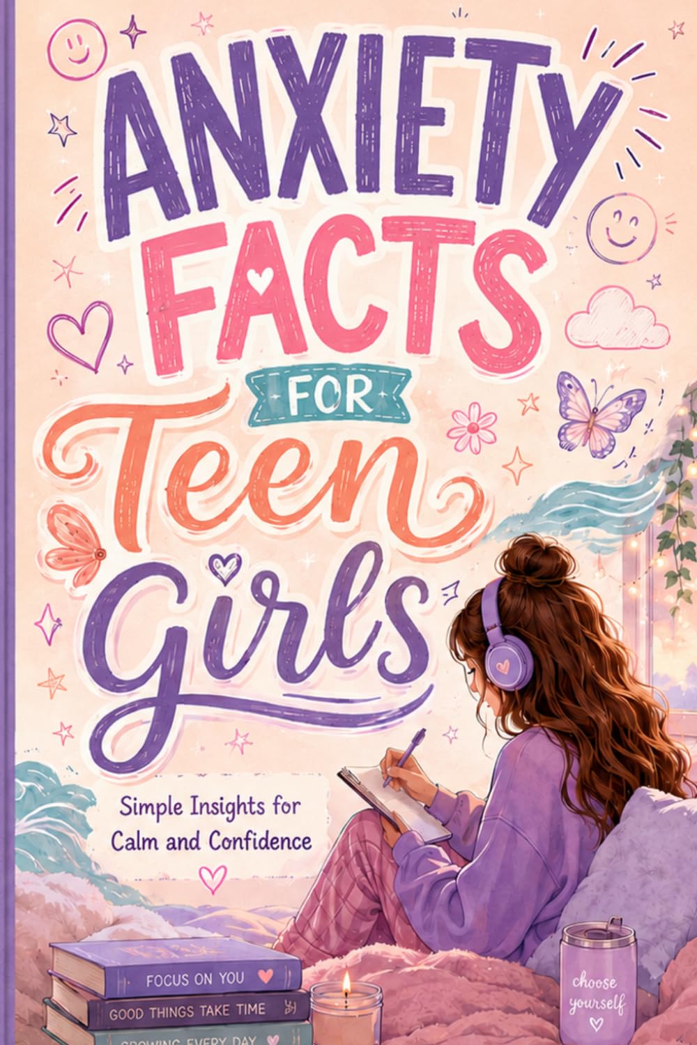 Anxiety Facts for Teen Girls: Simple Facts About Stress, Overthinking, Confidence, Emotions, and Mental Wellness