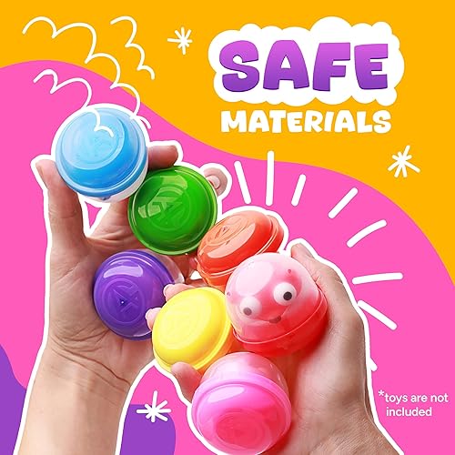 Miniatura 3 de Máquina expendedora de cápsulas, cápsulas translúcidas de bellota vacías 30 piezas de 2 pulgadas, cápsulas de máquina de chicles a granel,